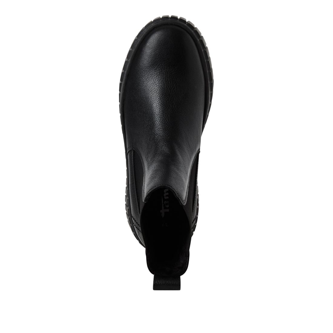 detail Dámská kožená kotníková obuv Tamaris 25445-45 003 černá