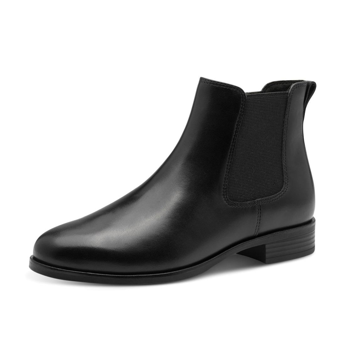 detail Dámská kožená kotníková obuv Tamaris 25377-45 001 černá