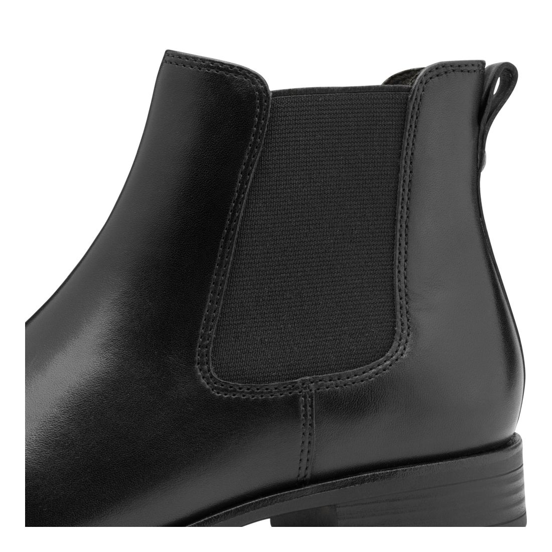 detail Dámská kožená kotníková obuv Tamaris 25377-45 001 černá