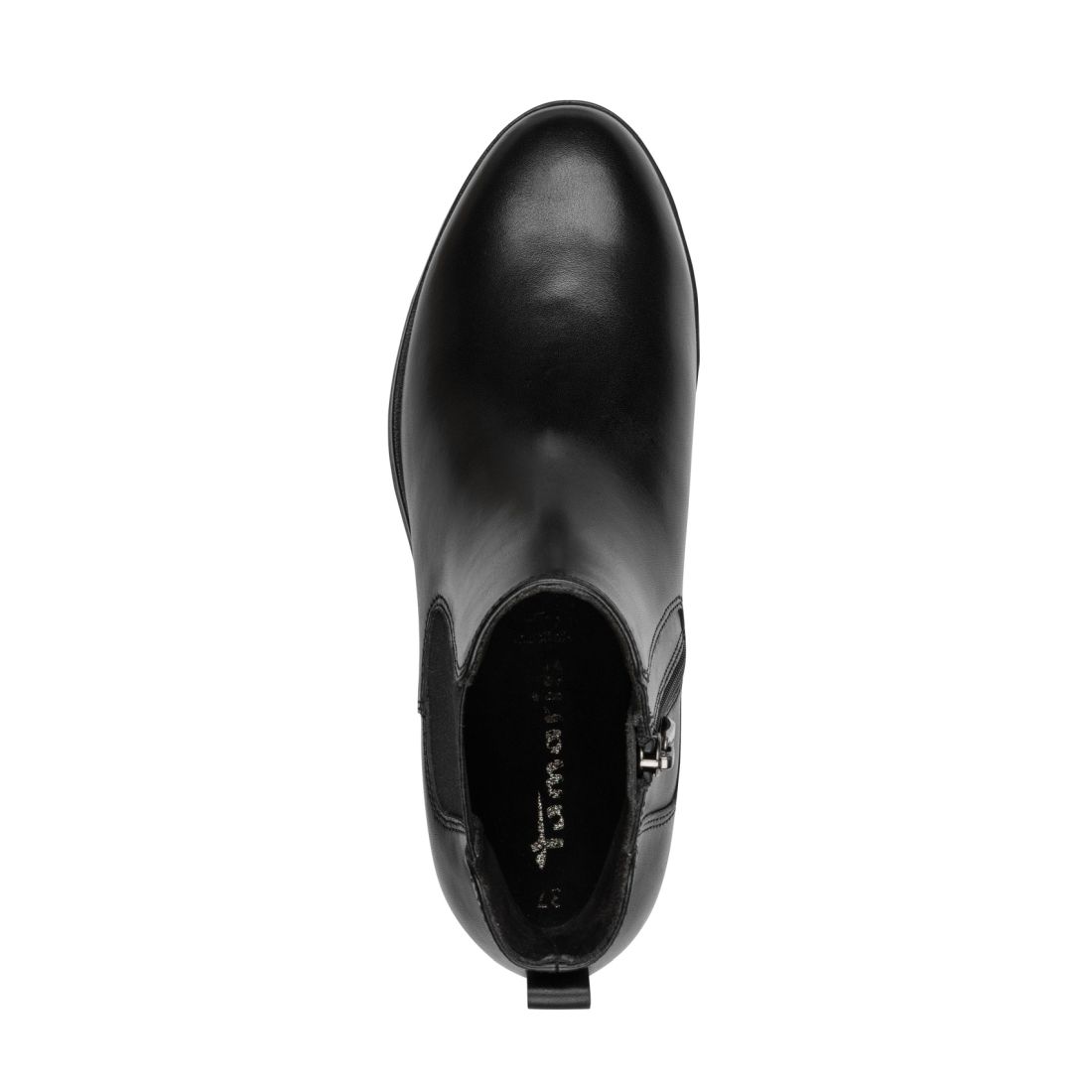 detail Dámská kožená kotníková obuv Tamaris 25377-45 001 černá