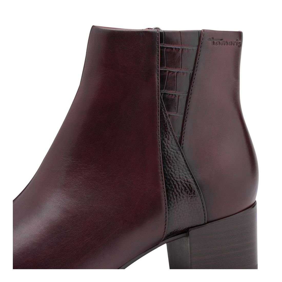 detail Dámská kotníková obuv Tamaris 25366-45 537 vínová