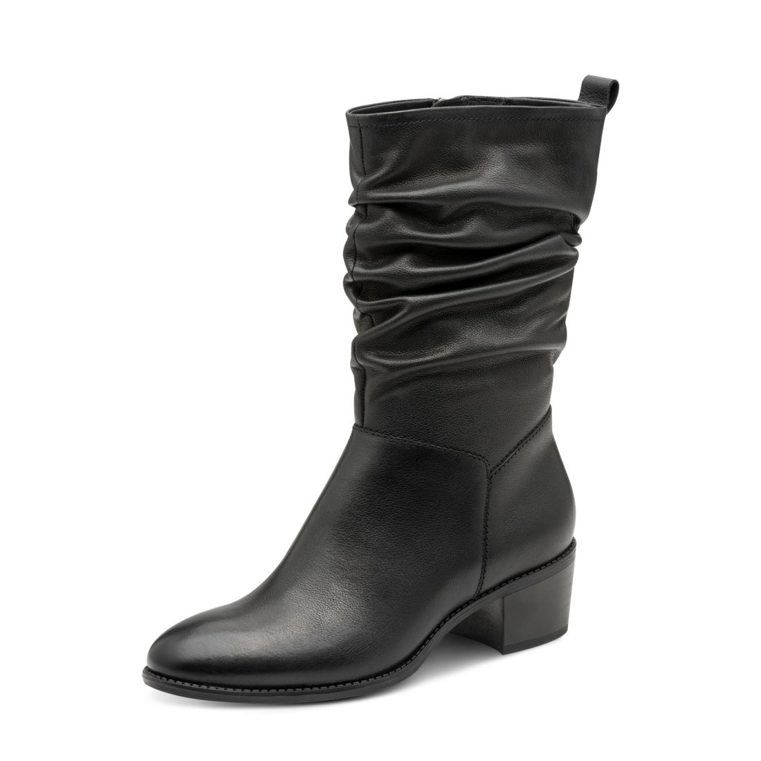 detail Dámské kožené kozačky Tamaris 25379-45 003 černá