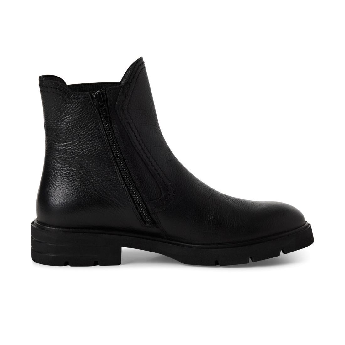 detail Dámská kožená kotníková obuv Tamaris 25422-45 001 černá