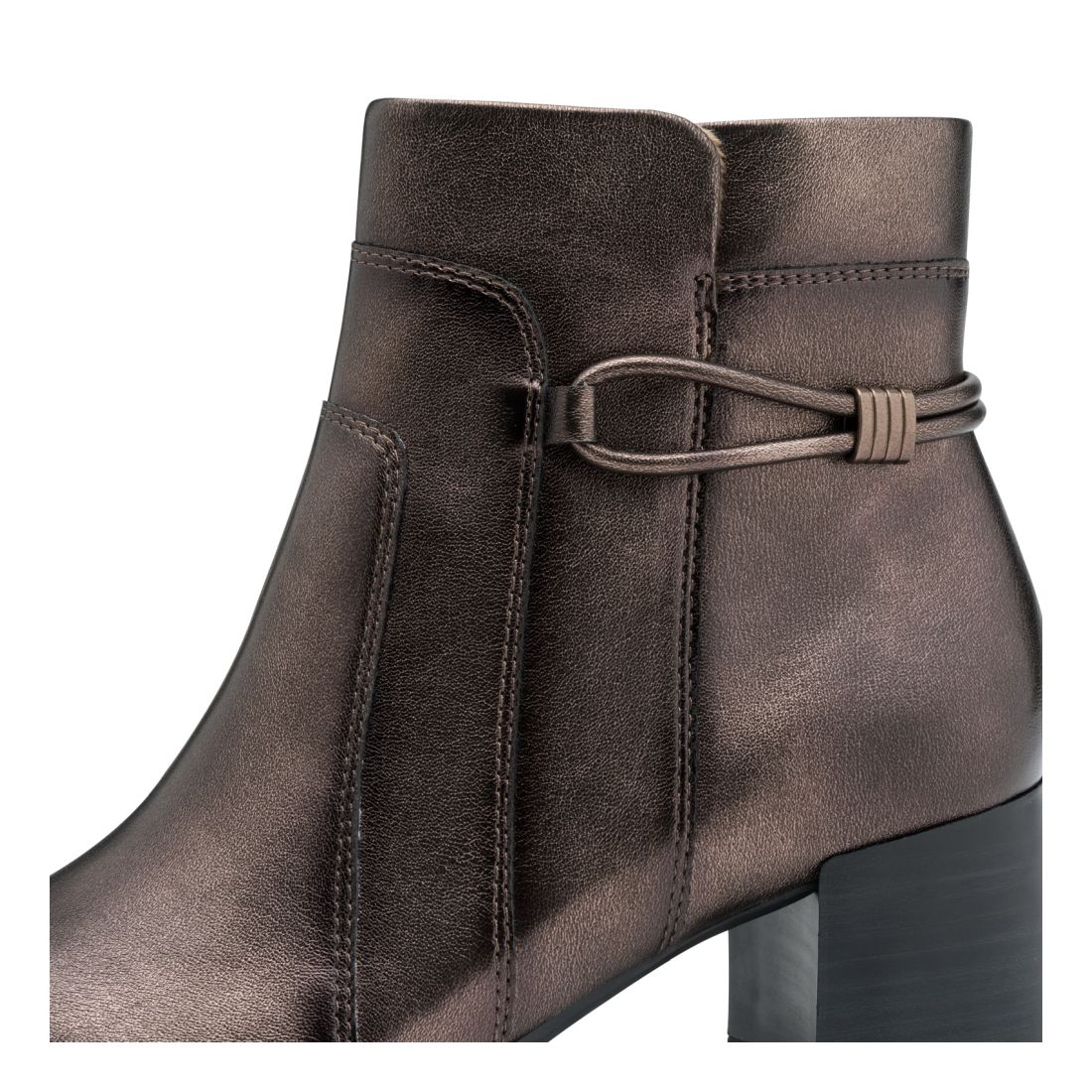 detail Dámská kotníková obuv Jana 25366-45 955 bronzová