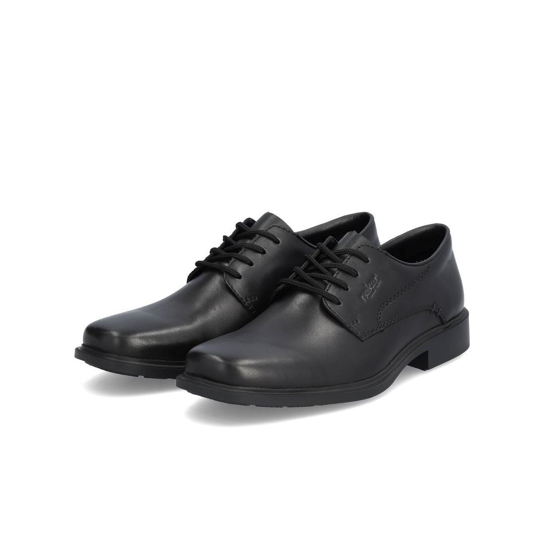 detail Pánské kožené polobotky Rieker B0001-00 černá