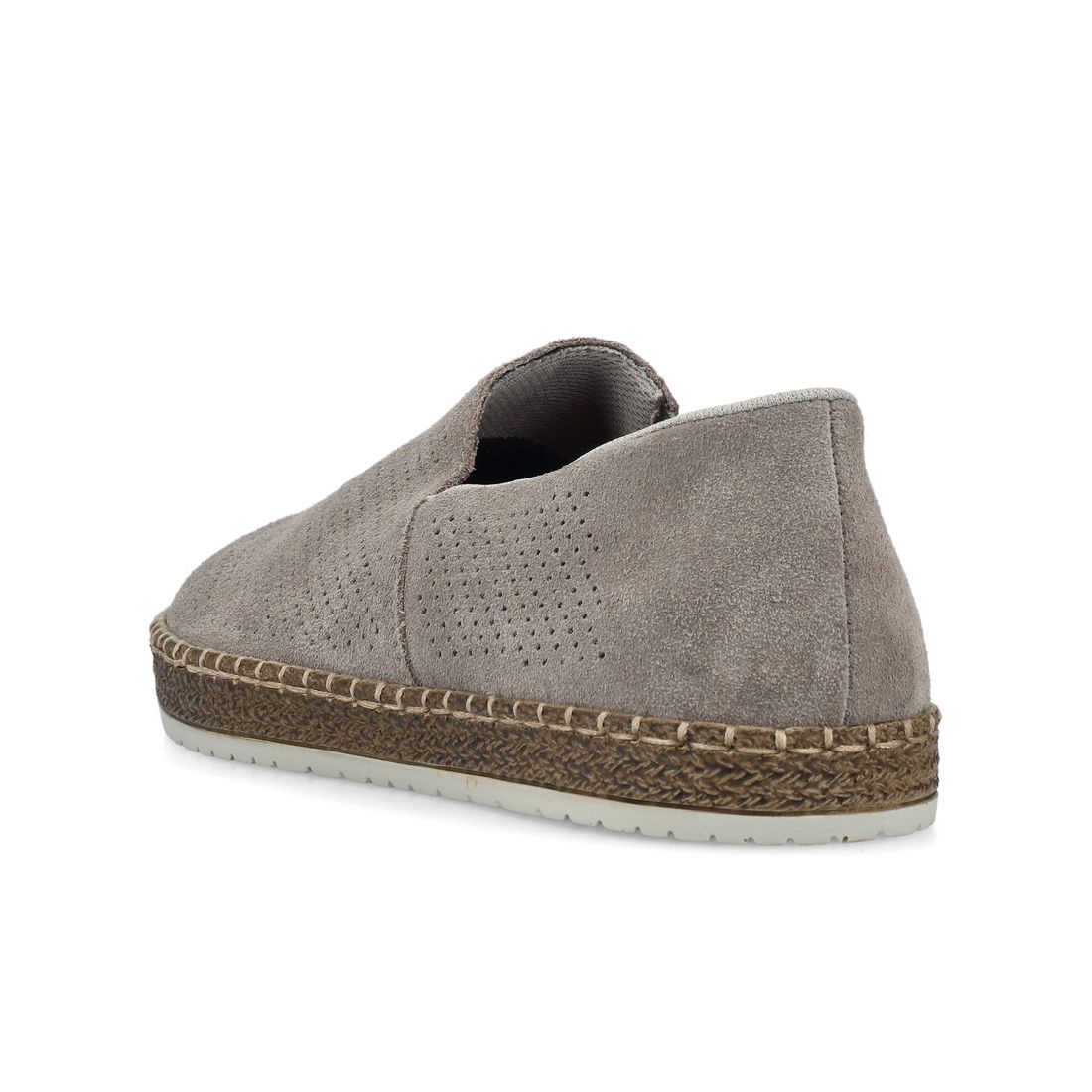 detail Pánské kožené mokasíny Rieker B5285-42 šedá