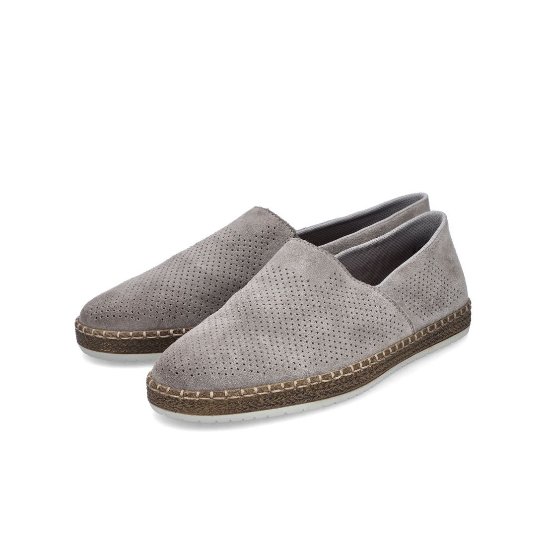 detail Pánské kožené mokasíny Rieker B5285-42 šedá