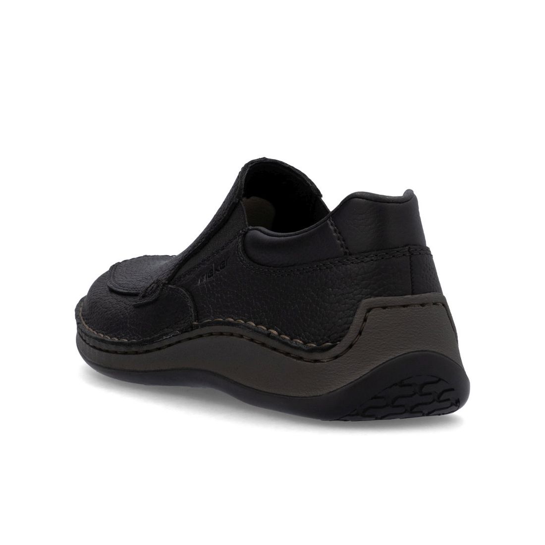 detail Pánské kožené mokasíny Rieker 05292-00 černá