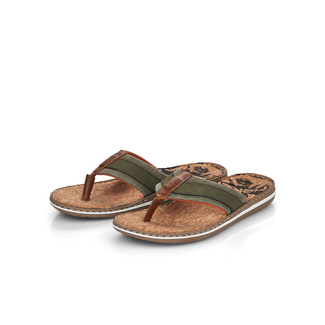 detail Pánské žabky Rieker 21095-54 zelená