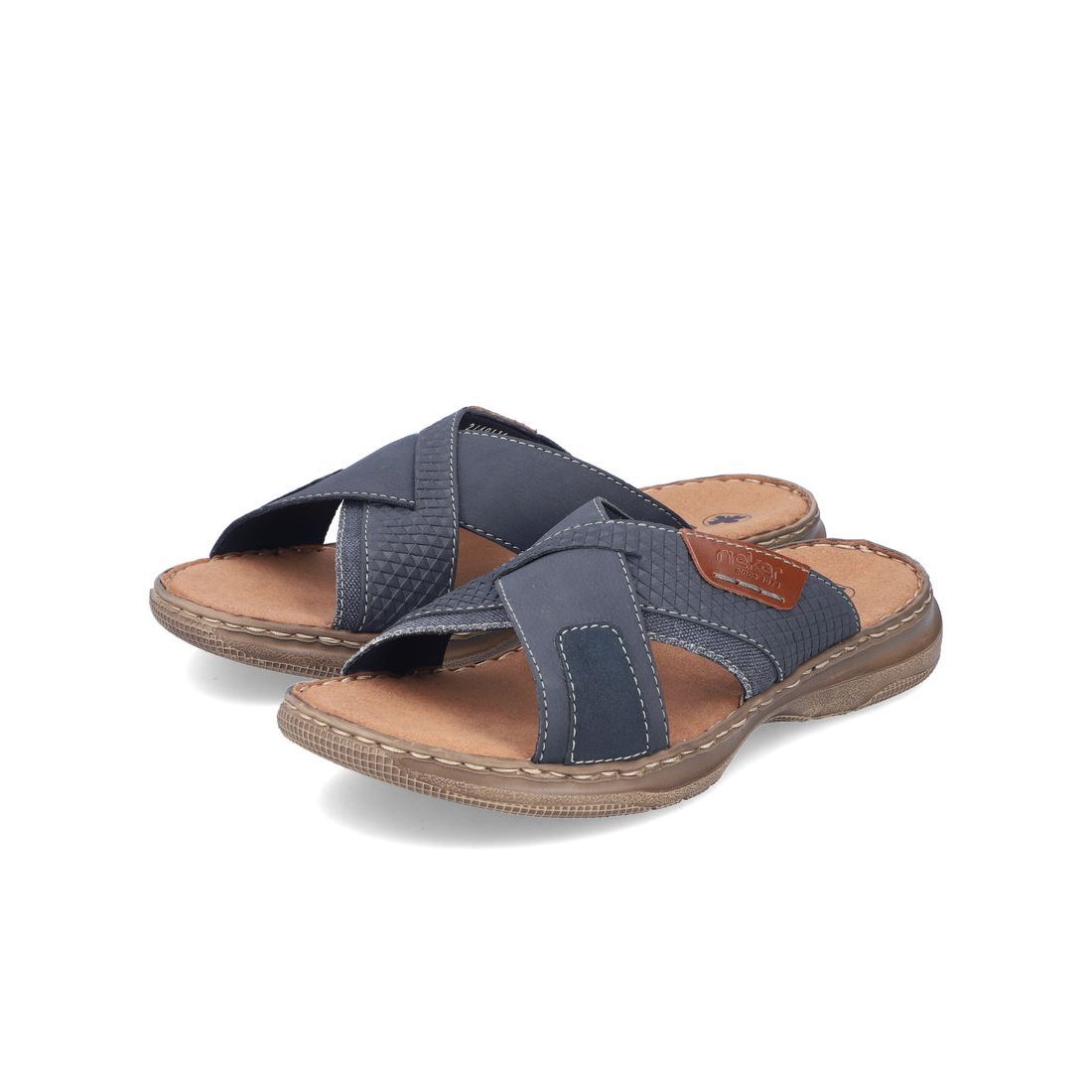 detail Pánské nazouváky Rieker 21491-14 modrá