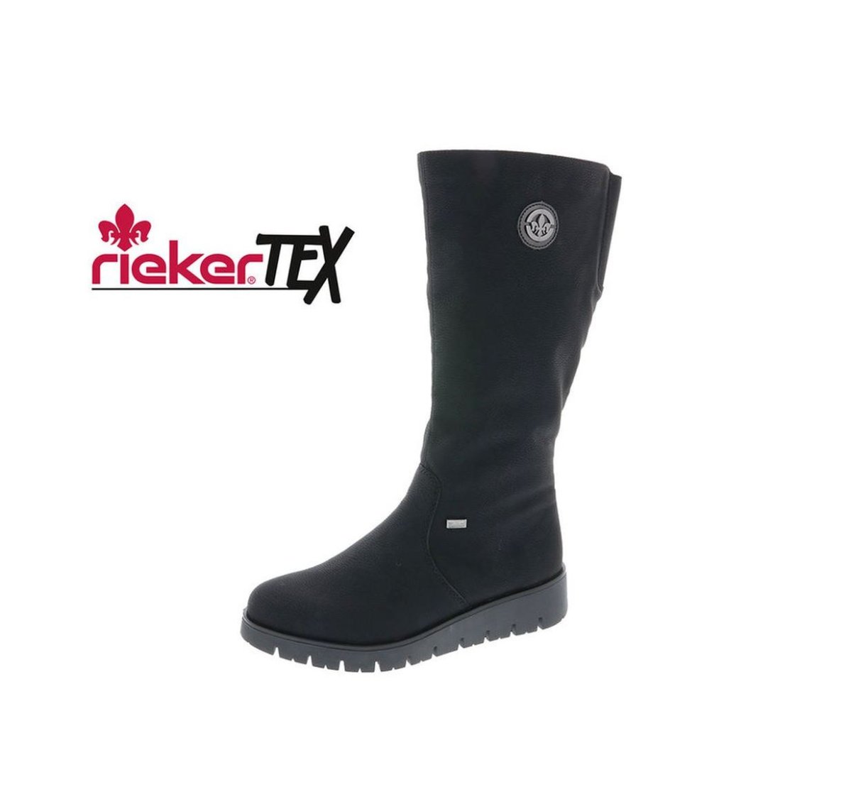 detail Dámské kozačky Rieker X2370-00 černá