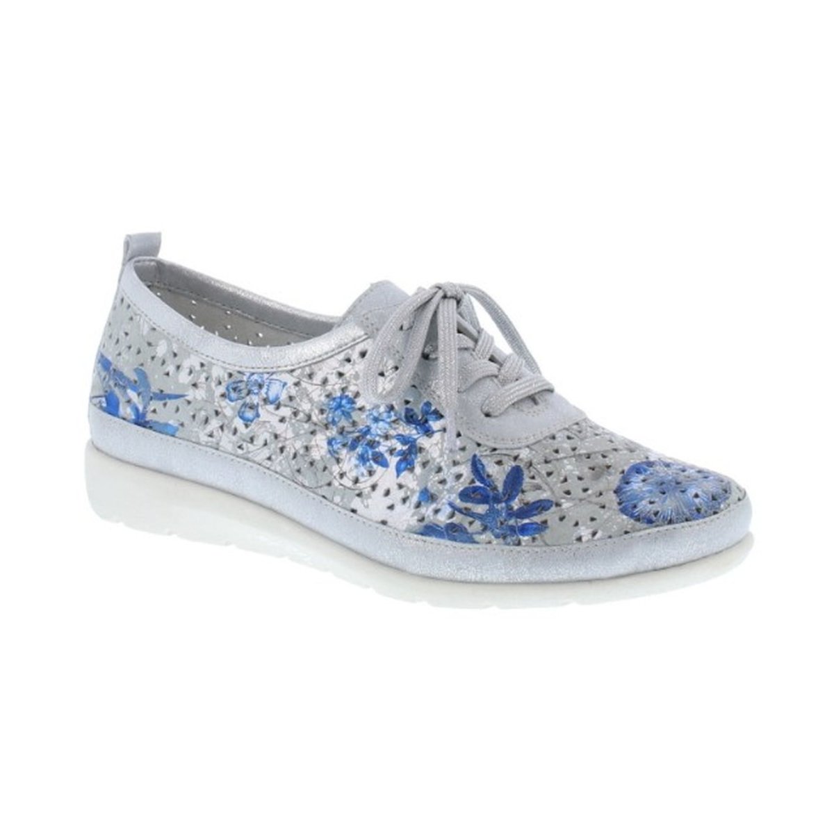 detail Dámské kožené polobotky Remonte D1904-93 multicolor