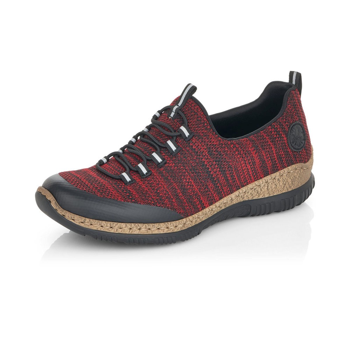 detail Dámské polobotky Rieker N32M5-00 červená