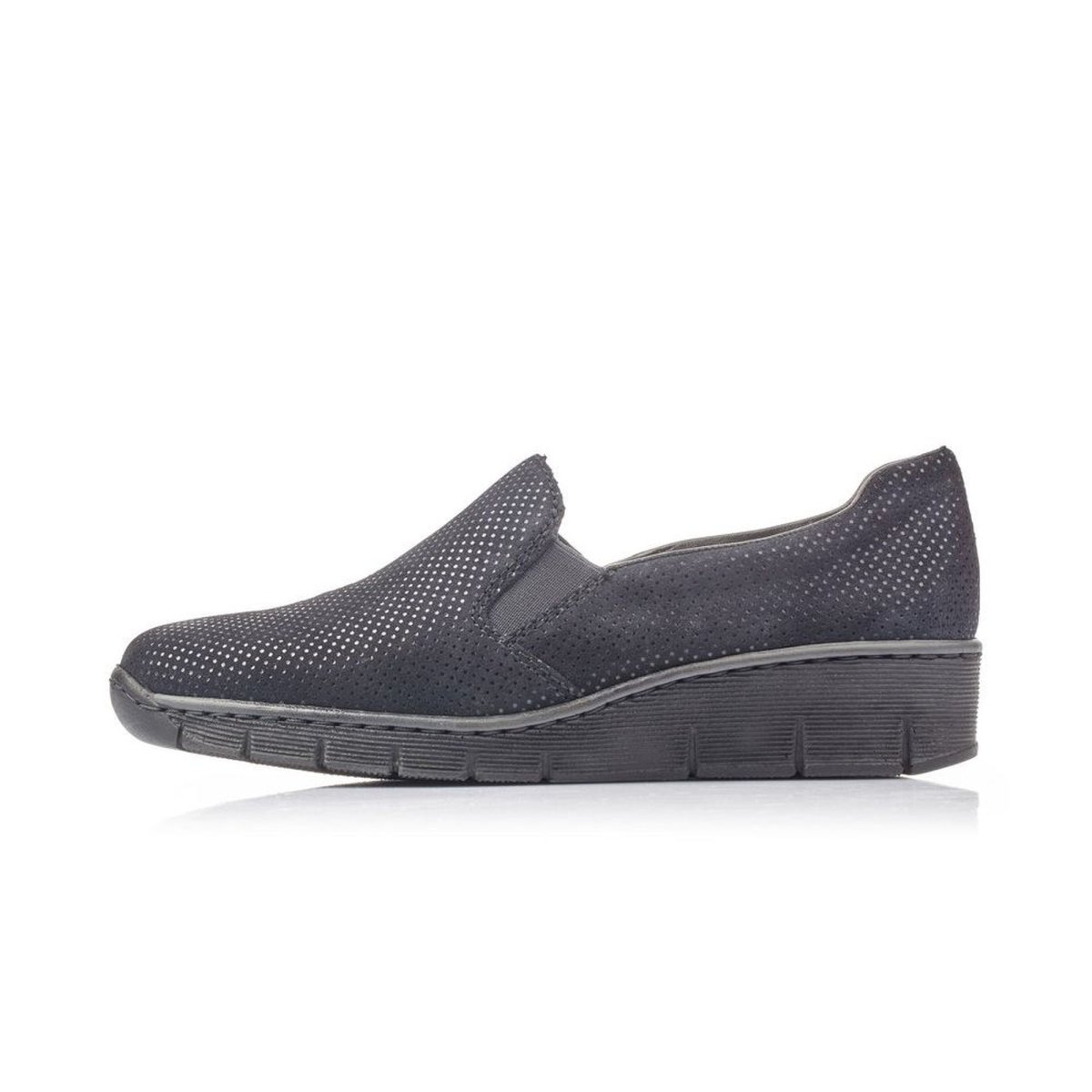 detail Dámské mokasíny Rieker 53766-18 modrá