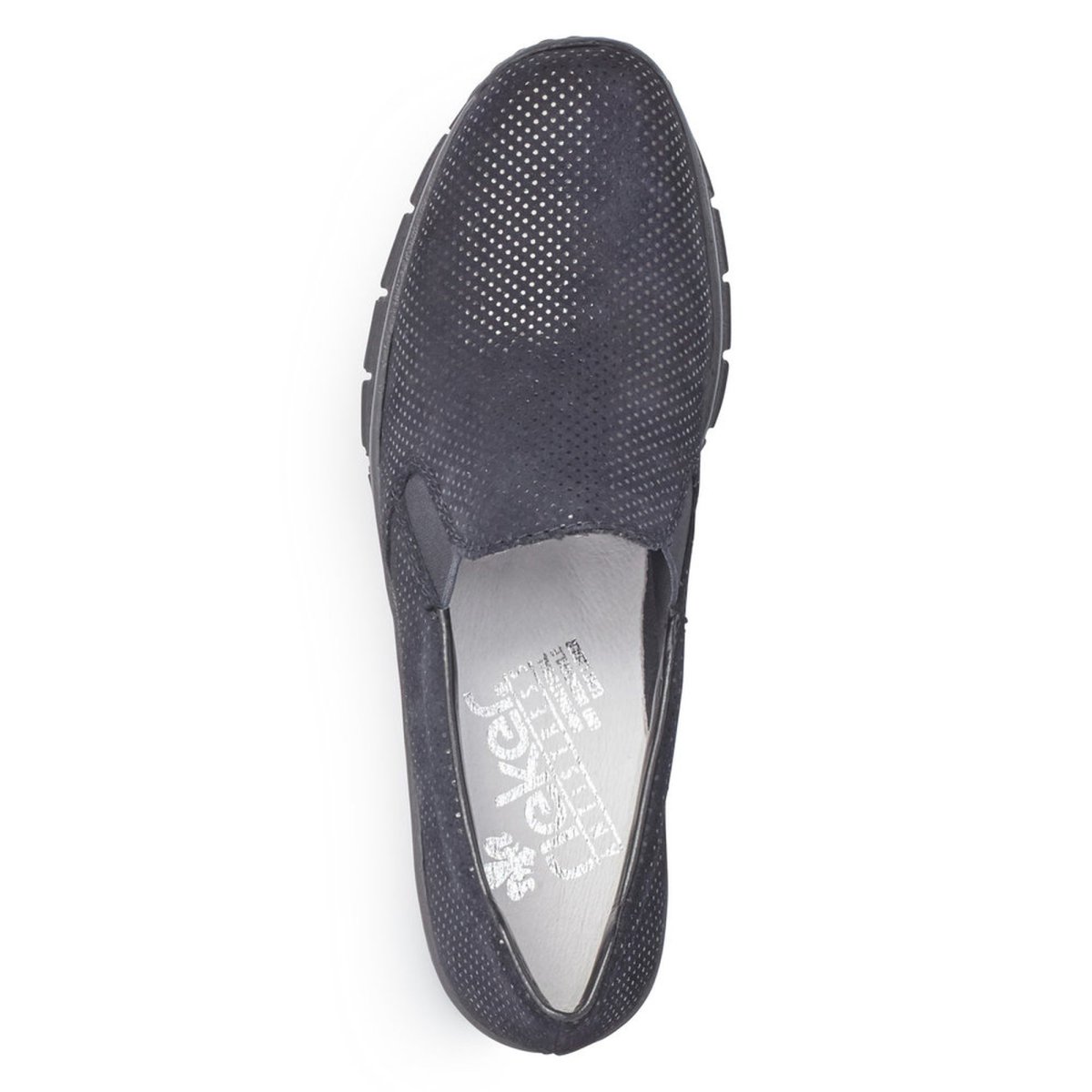 detail Dámské mokasíny Rieker 53766-18 modrá