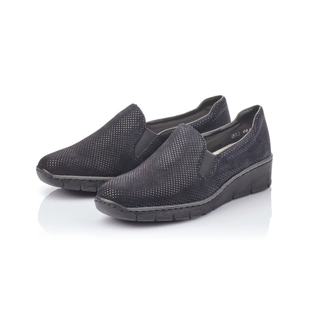 detail Dámské mokasíny Rieker 53766-18 modrá