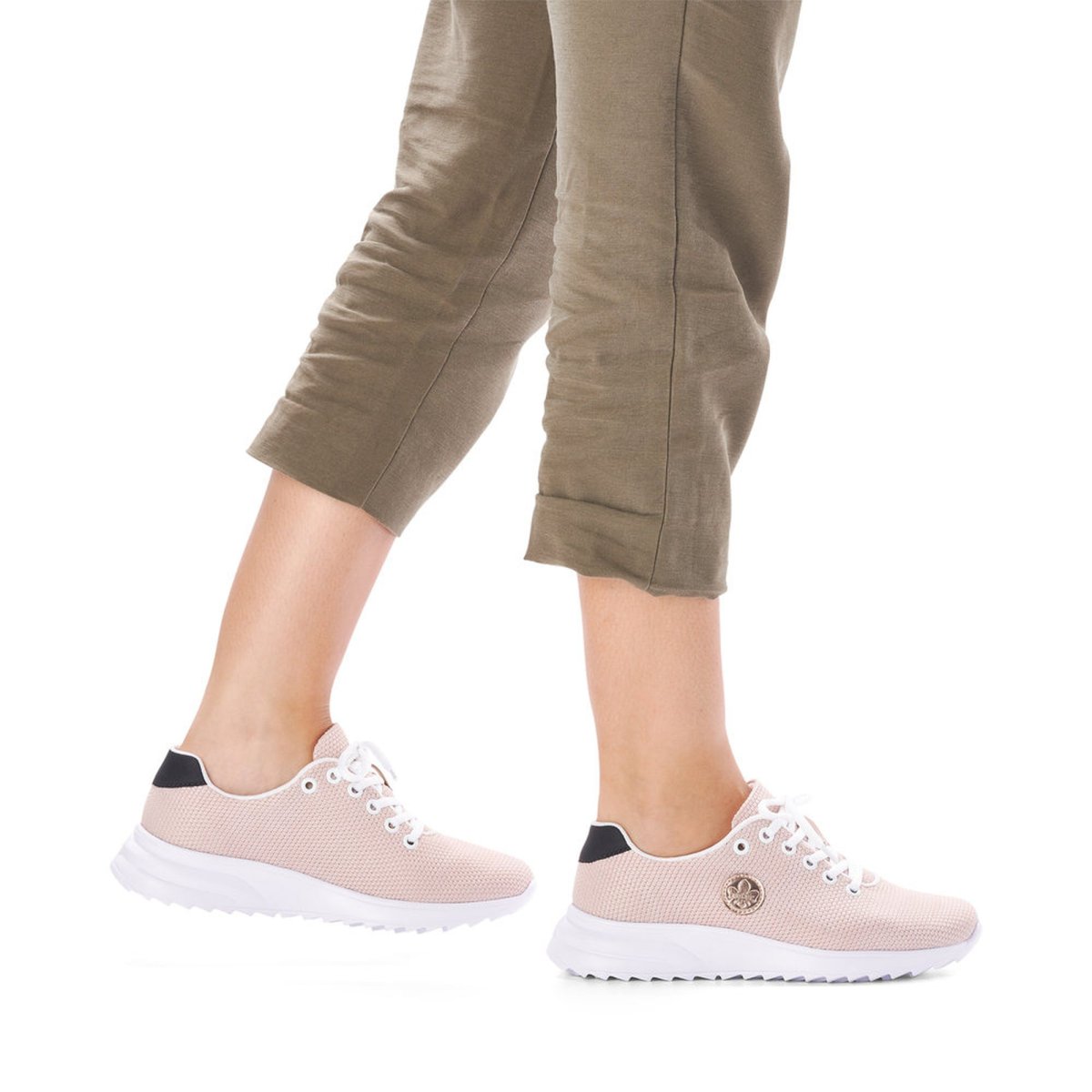 detail Dámské tenisky Rieker N6600-31 růžová