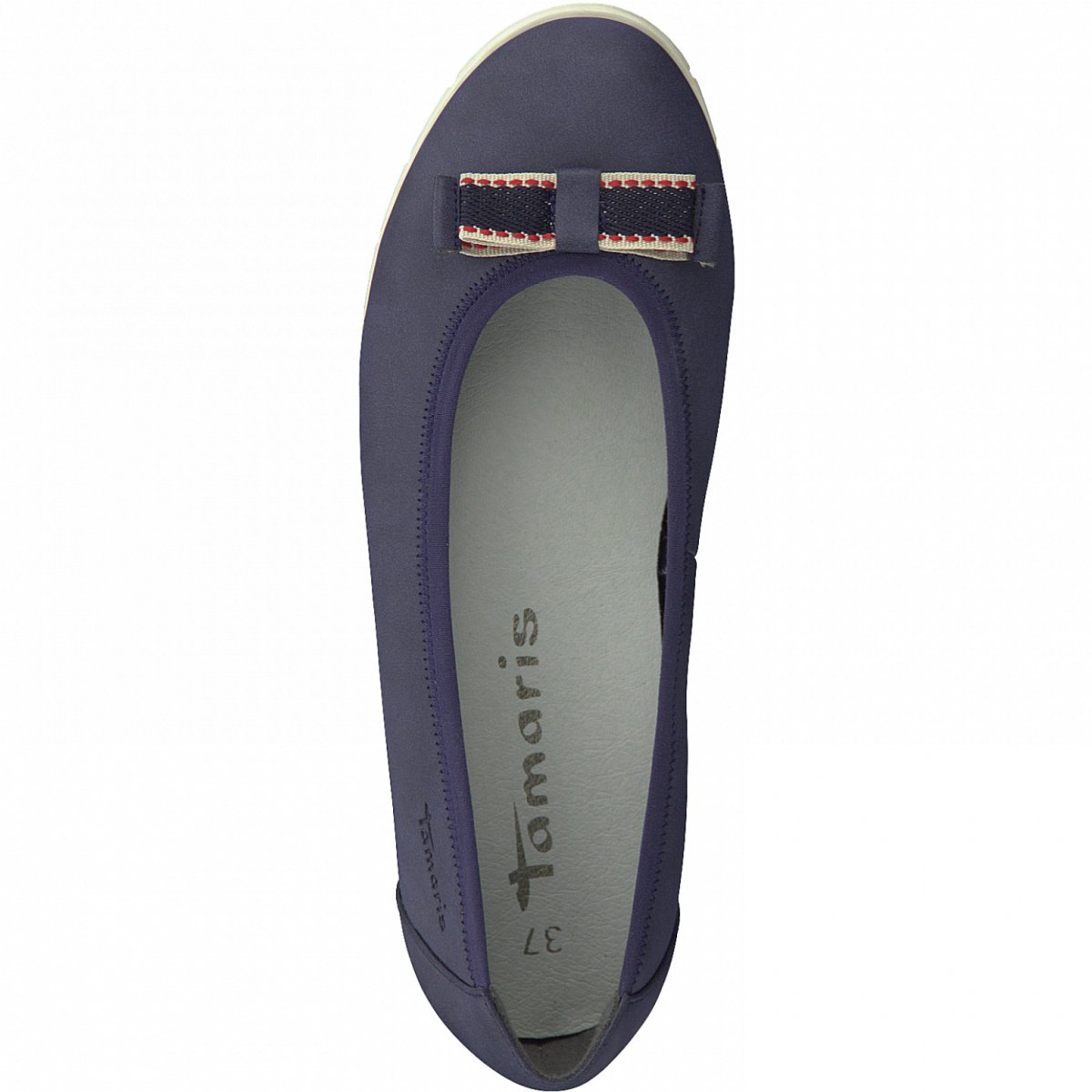 detail Dámské baleríny Tamaris 22102-26 modrá