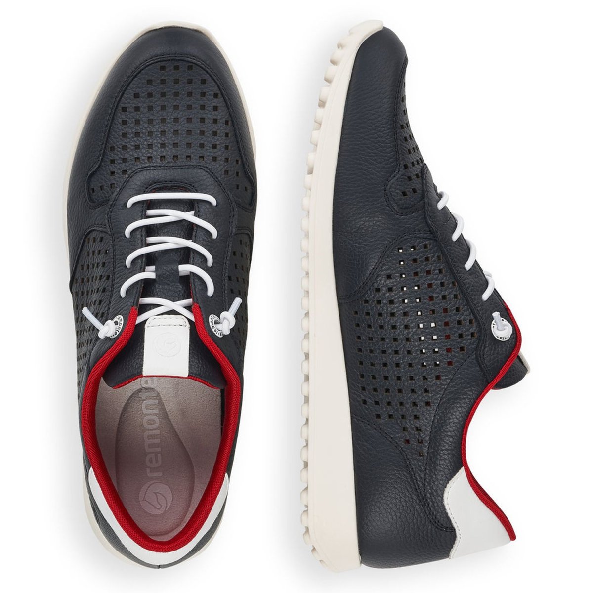 detail Dámské kožené tenisky Remonte D3103-14 modrá