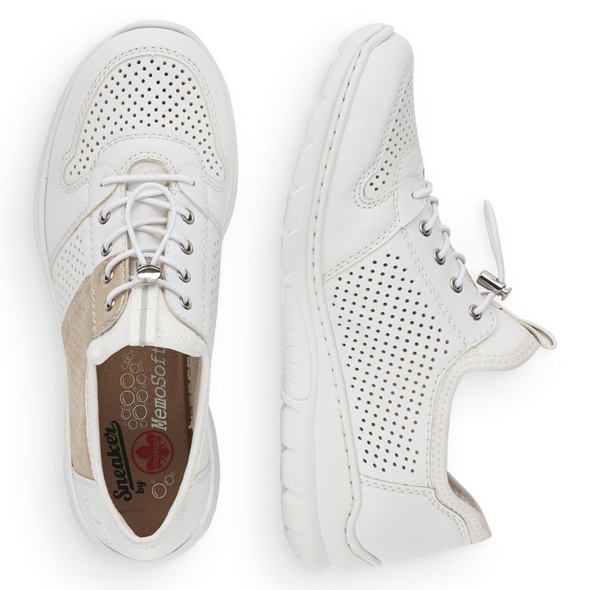 detail Dámské tenisky Rieker L3254-80 bílá