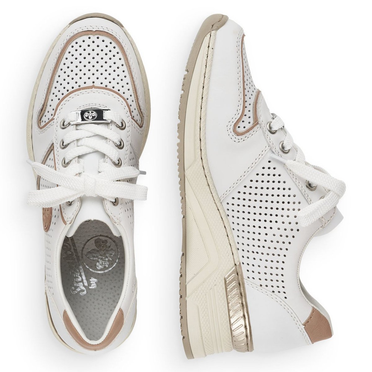 detail Dámské tenisky Rieker N4346-80 bílá