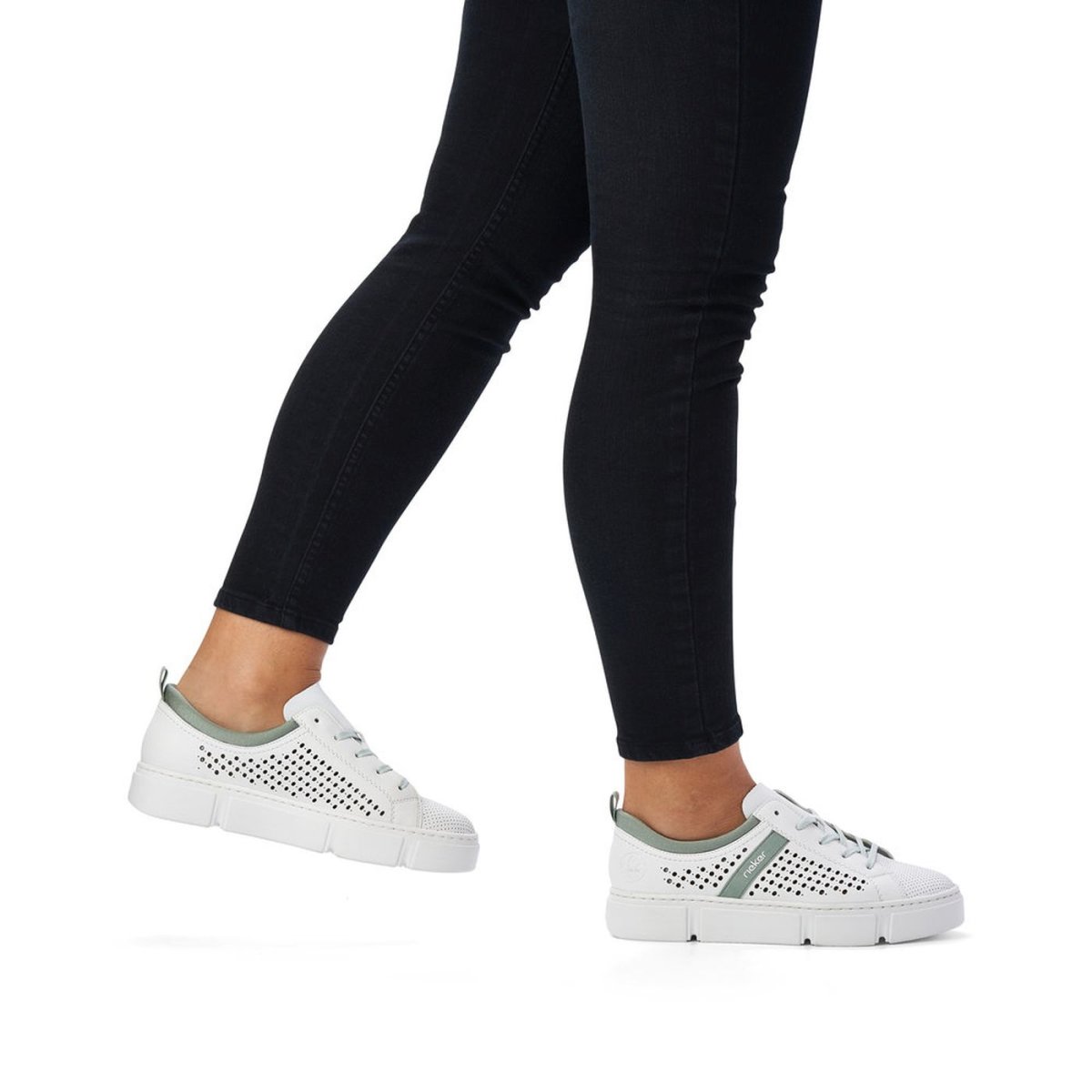 detail Dámské tenisky Rieker N5950-80 bílá