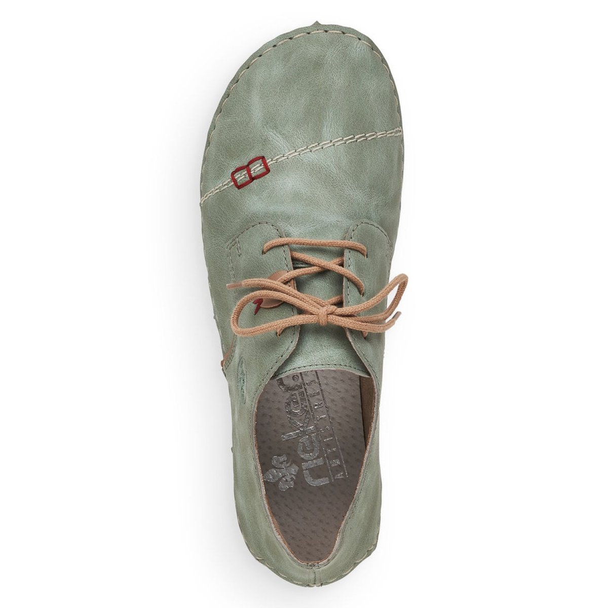 detail Dámské polobotky Rieker 52528-52 zelená