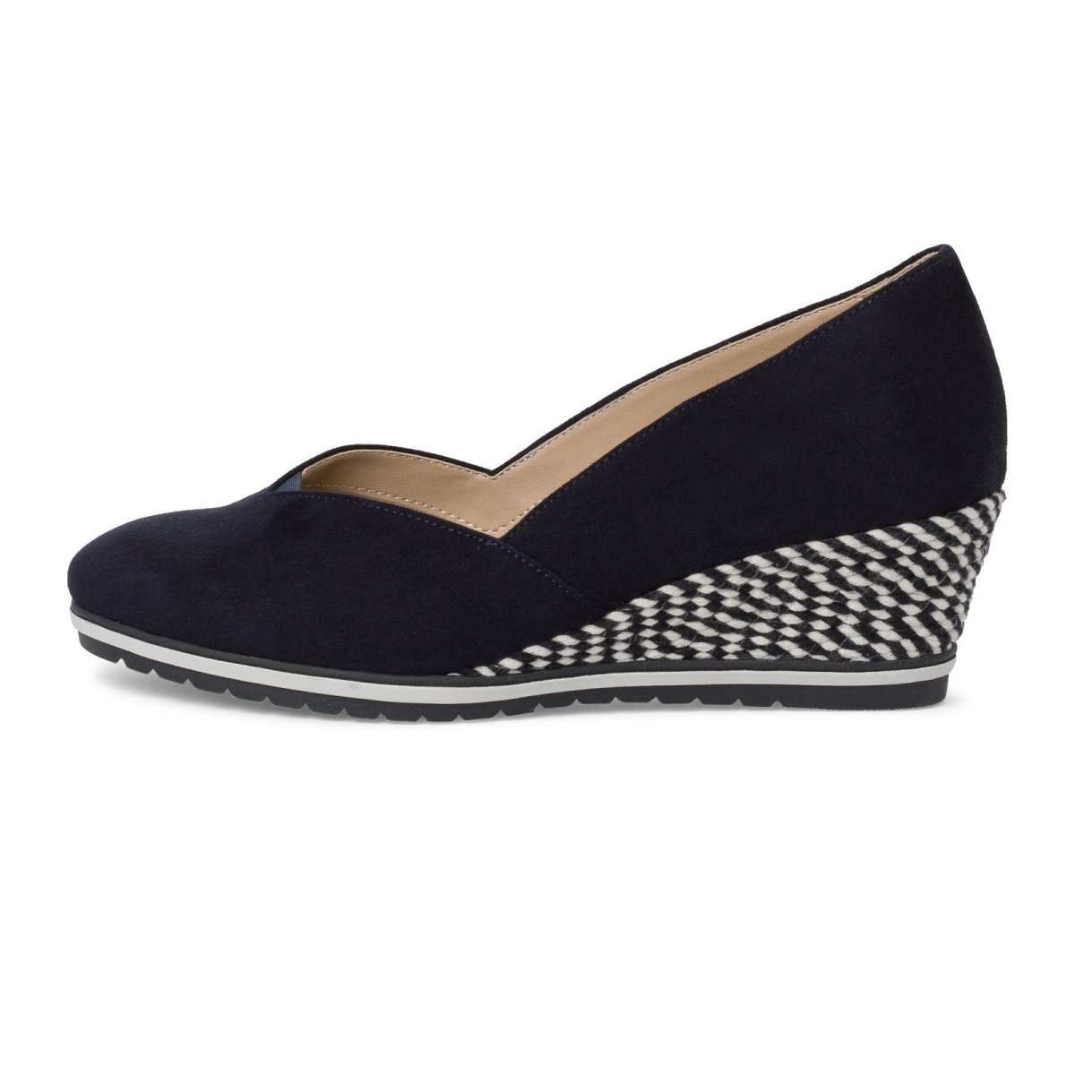 detail Dámské lodičky na klínku Tamaris 22417-28 805 modrá