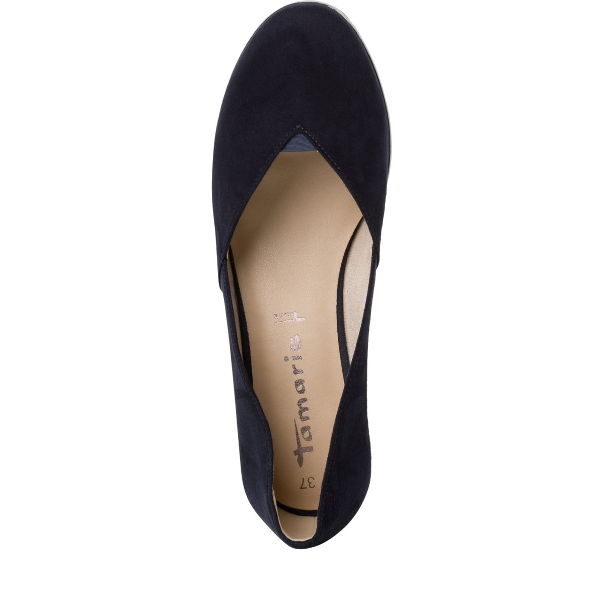 detail Dámské lodičky na klínku Tamaris 22417-28 805 modrá