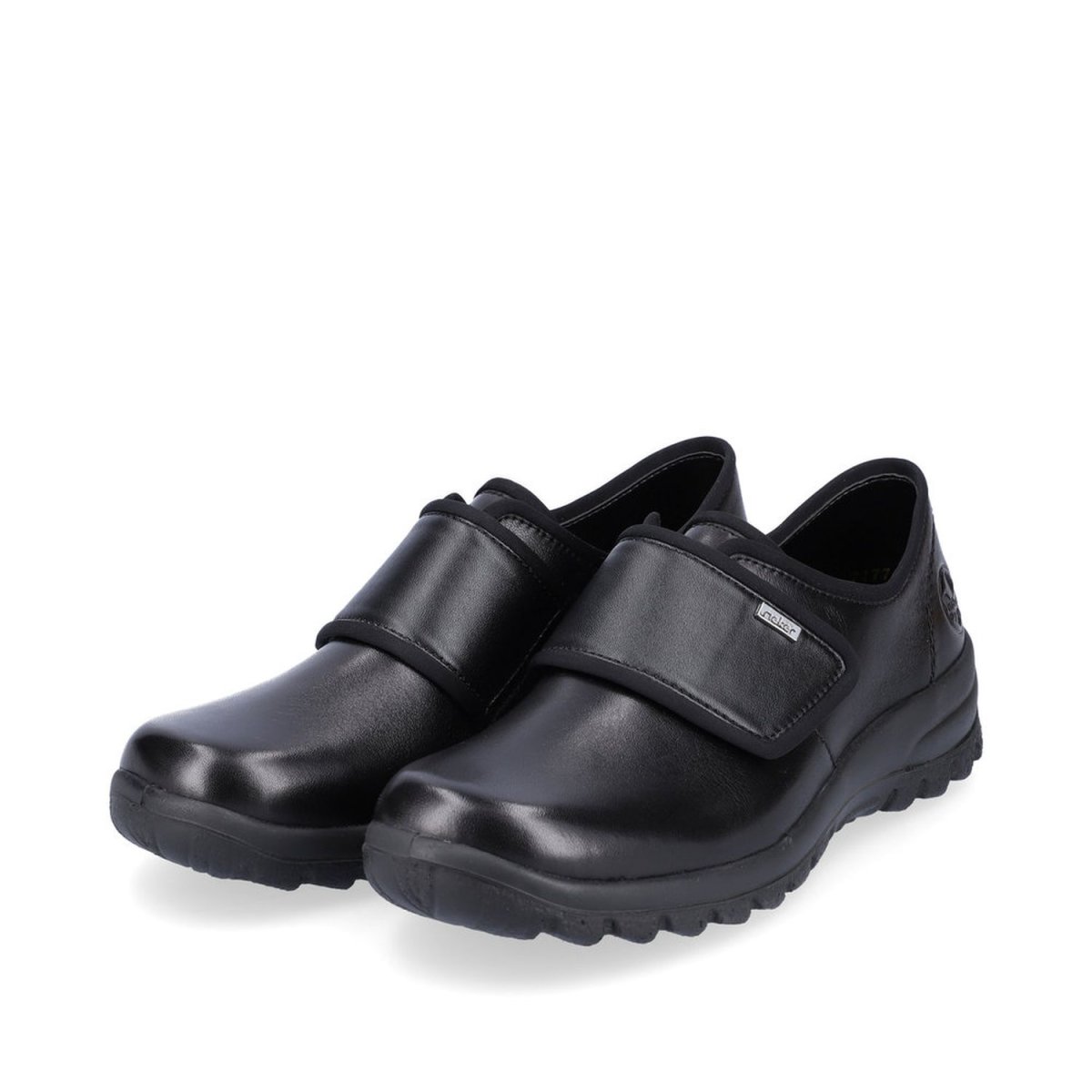 detail Dámské kožené polobotky Rieker L7177-00 černá