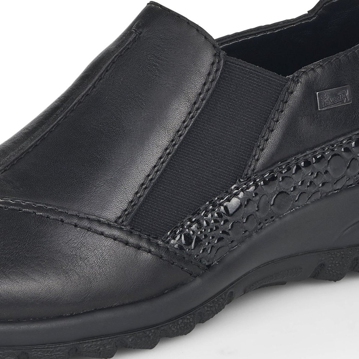 detail Dámské polobotky Rieker L7178-00 černá