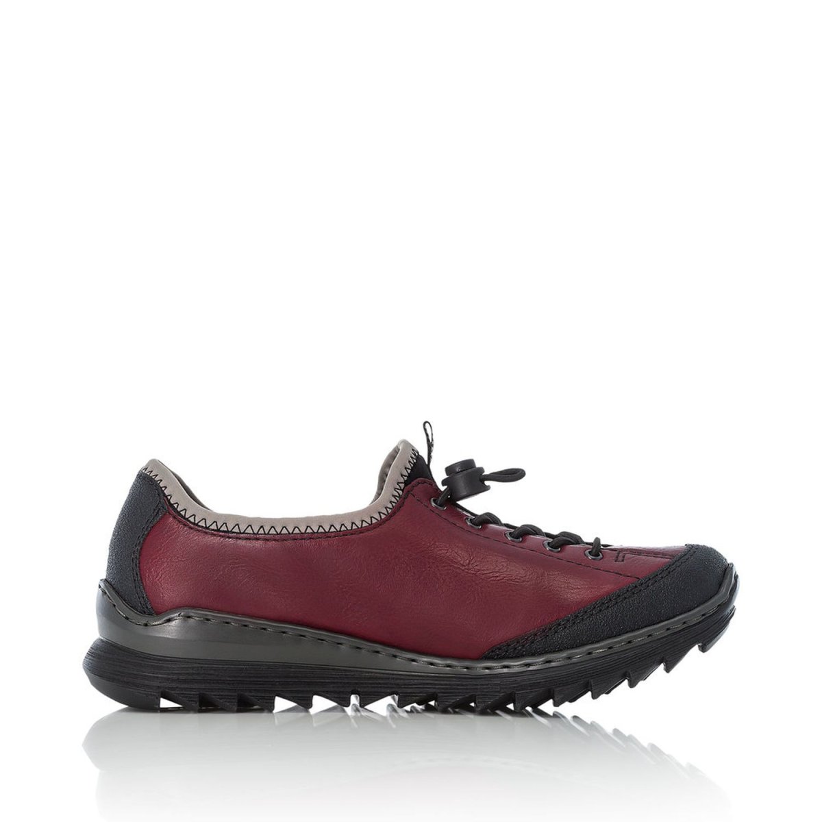 detail Dámské polobotky Rieker M6269-00 vínová