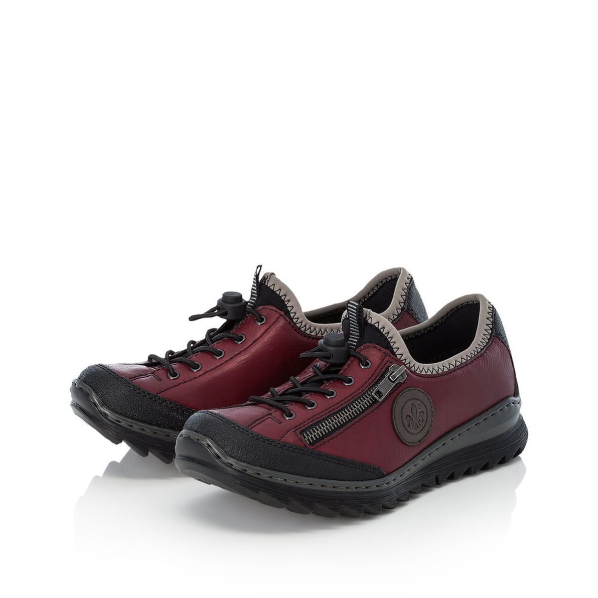 detail Dámské polobotky Rieker M6269-00 vínová