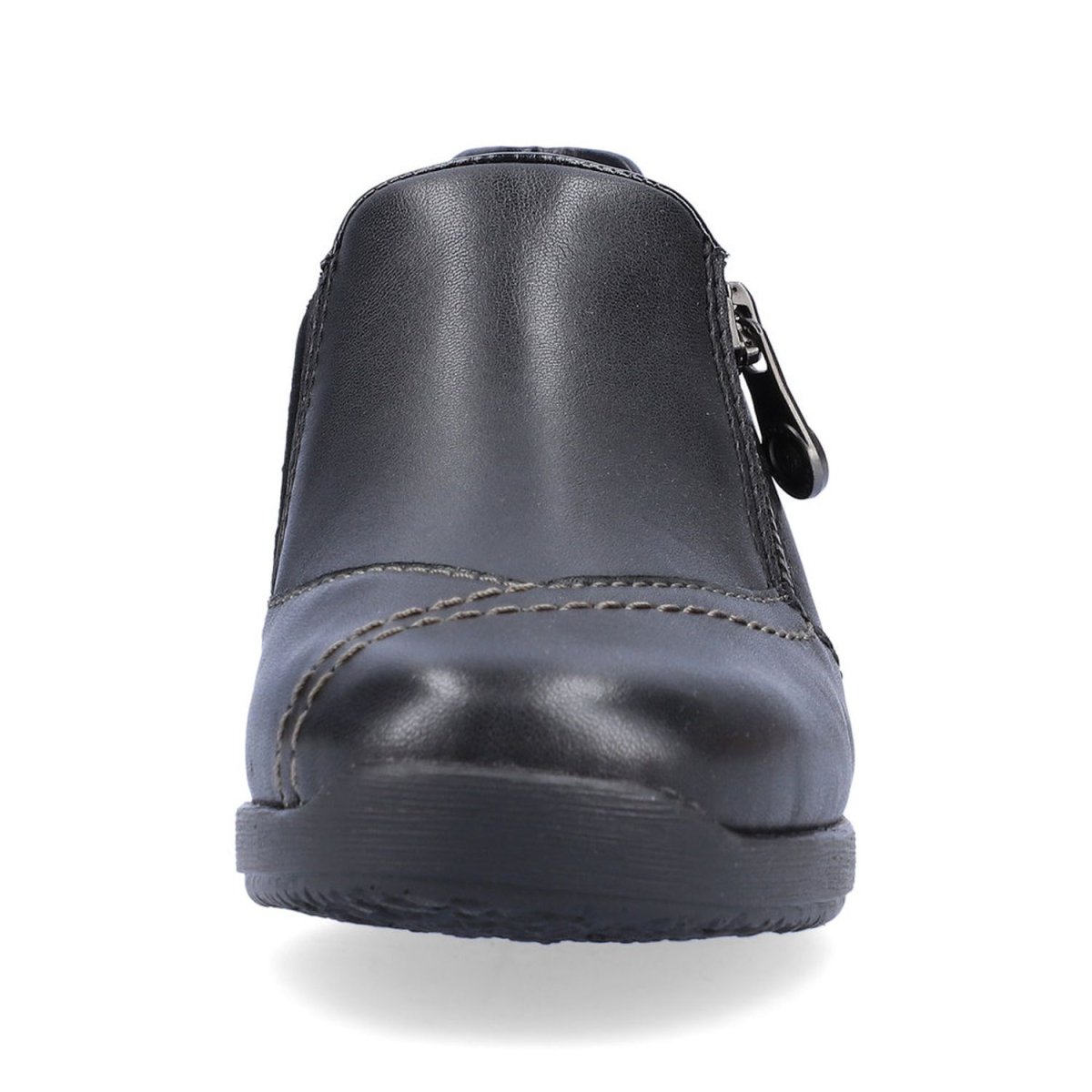 detail Dámské kožené polobotky Rieker 58453-00 černá