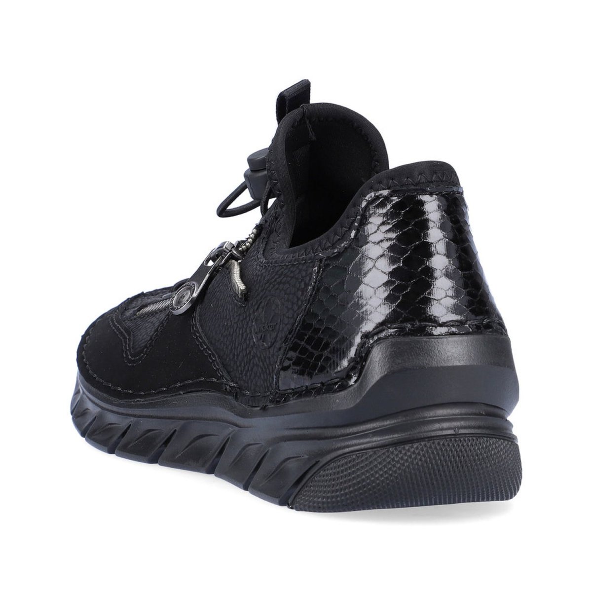 detail Dámské polobotky Rieker 55062-00 černá