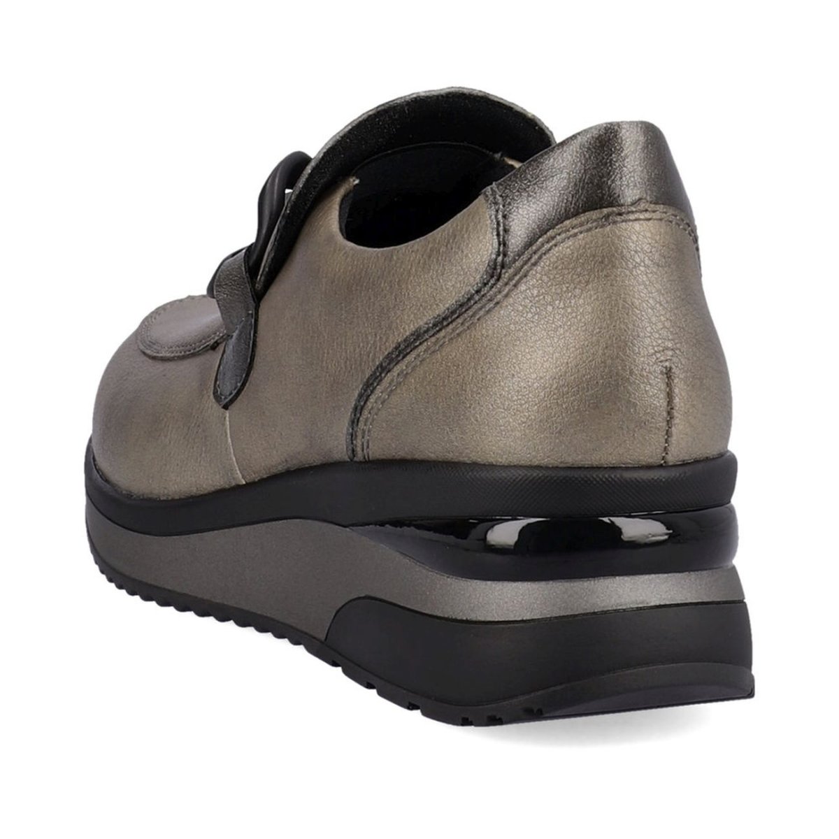 detail Dámské kožené mokasíny Remonte D2412-91 šedá