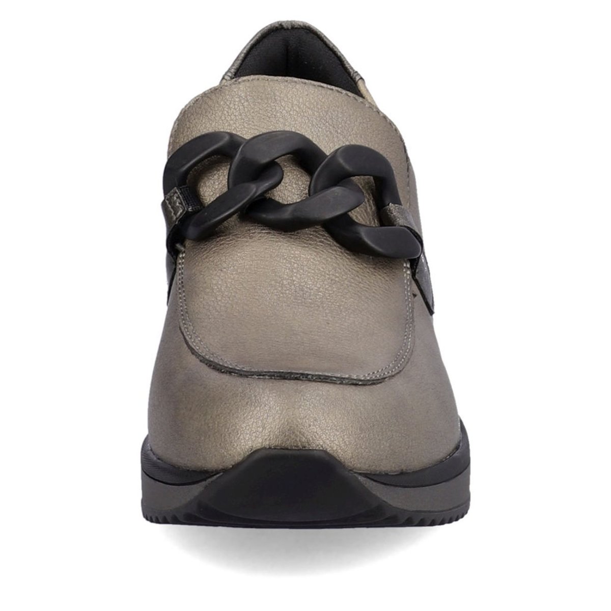 detail Dámské kožené mokasíny Remonte D2412-91 šedá