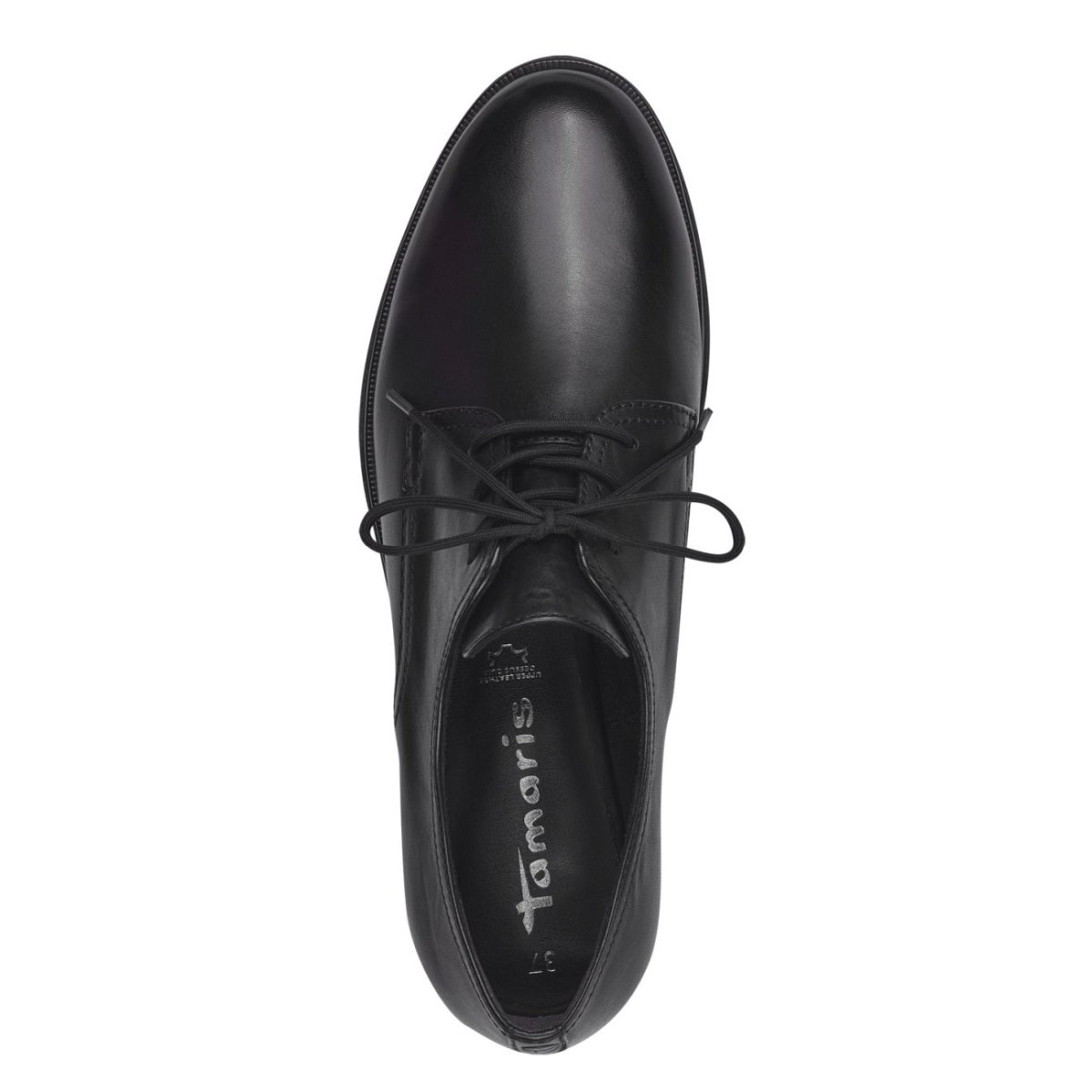 detail Dámské kožené polobotky Tamaris 23218-41 003 černá