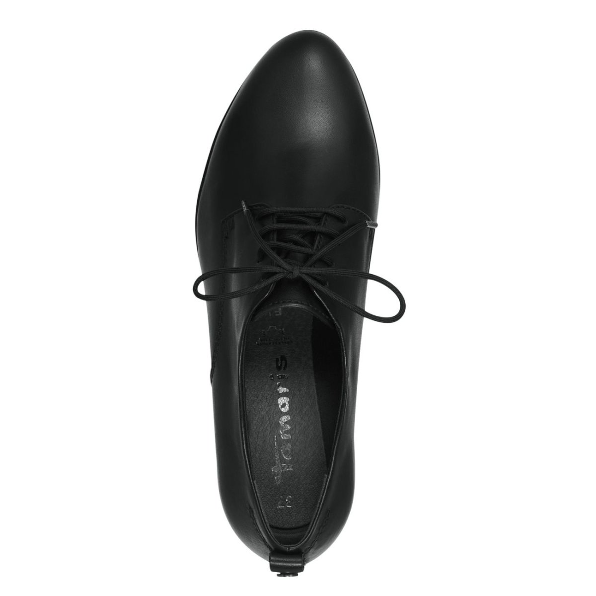 detail Dámské kožené polobotky Tamaris 23305-41 001 černá