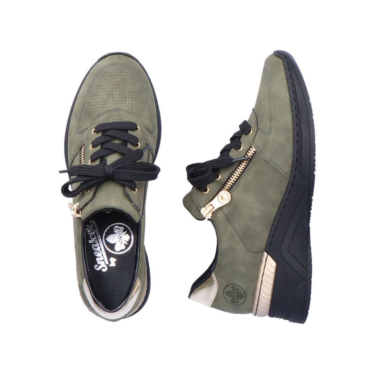 detail Dámské tenisky Rieker N4305-54 zelená