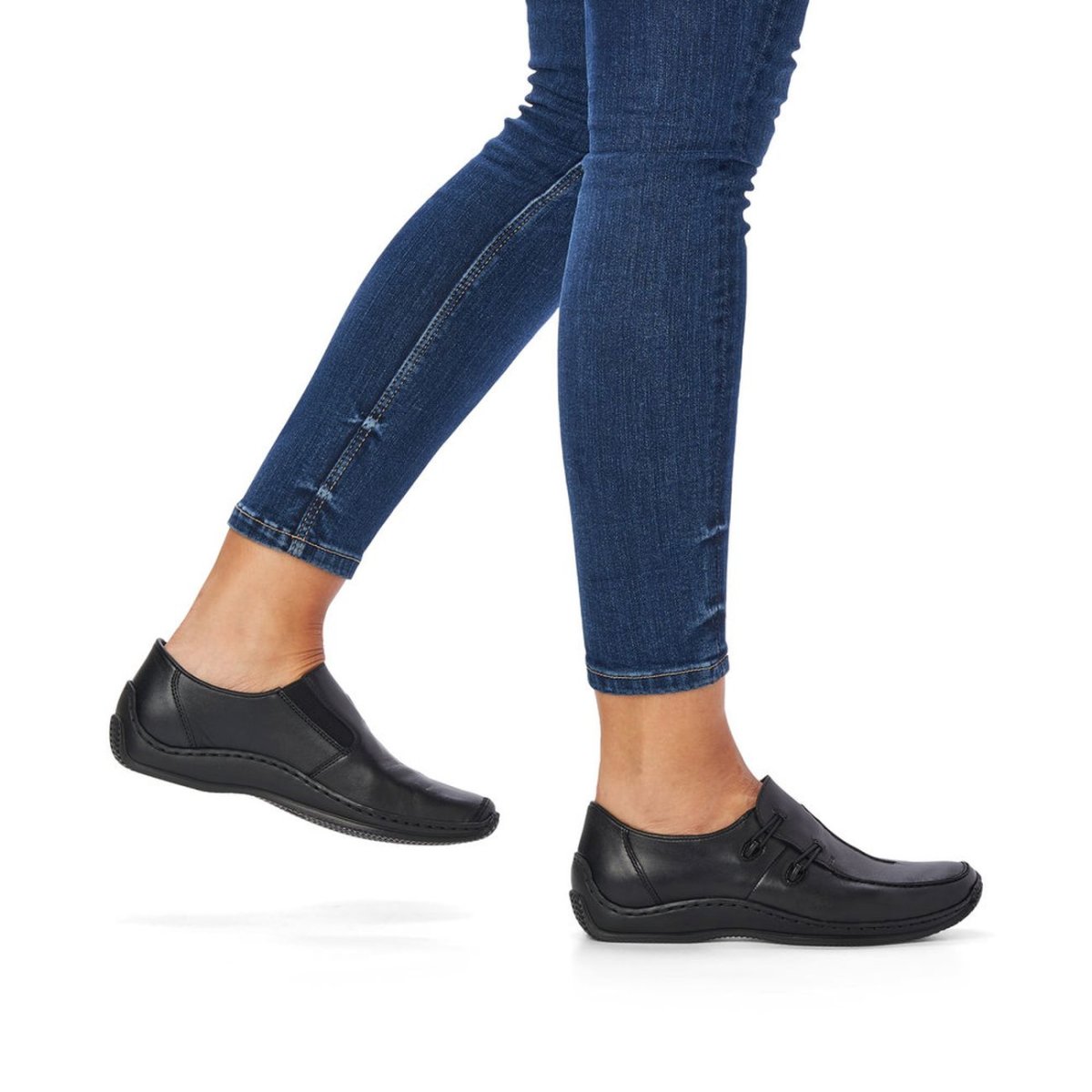 detail Dámské polobotky Rieker L1751-00 černá