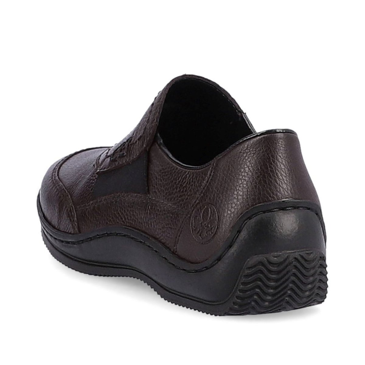 detail Dámské kožené polobotky Rieker L1791-35 vínová