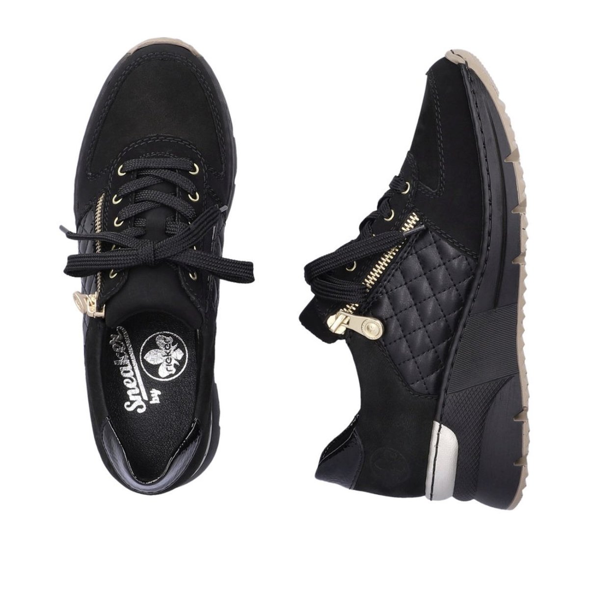 detail Dámské tenisky Rieker N6314-00 černá