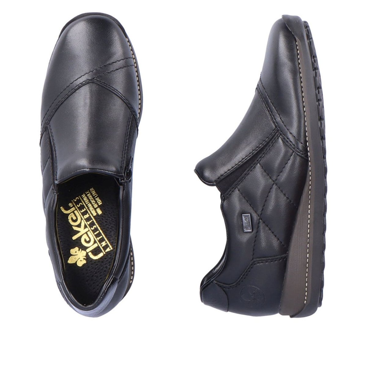 detail Dámské polobotky Rieker 44277-00 černá