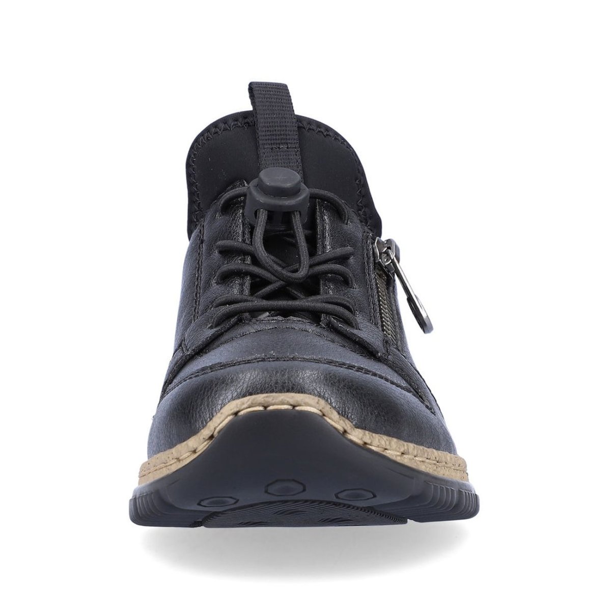 detail Dámské kožené polobotky Rieker N32G0-00 černá