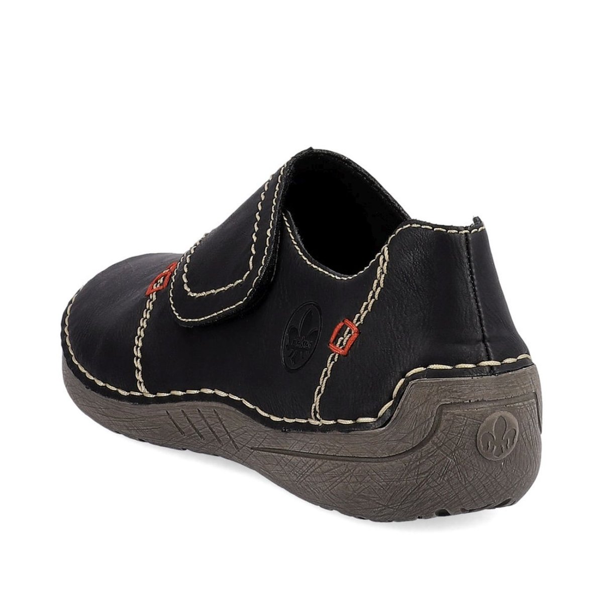 detail Dámské polobotky Rieker 52577-00 černá