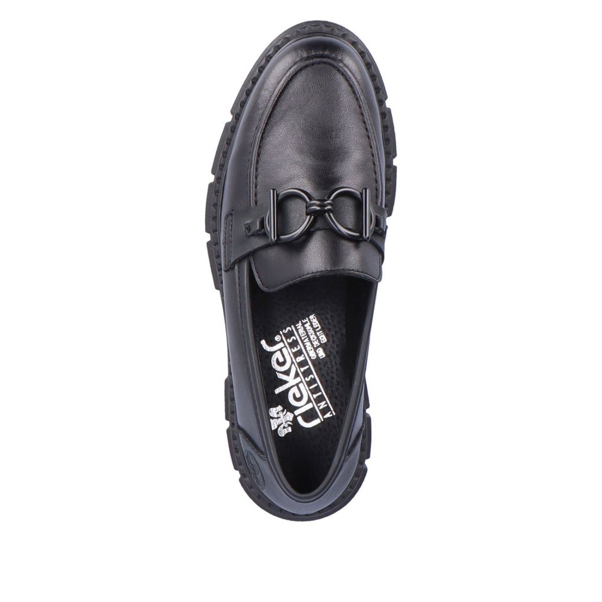 detail Dámské mokasíny Rieker M3857-00 černá
