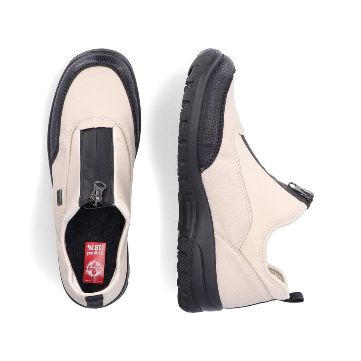 detail Dámské polobotky Rieker L7153-60 béžová