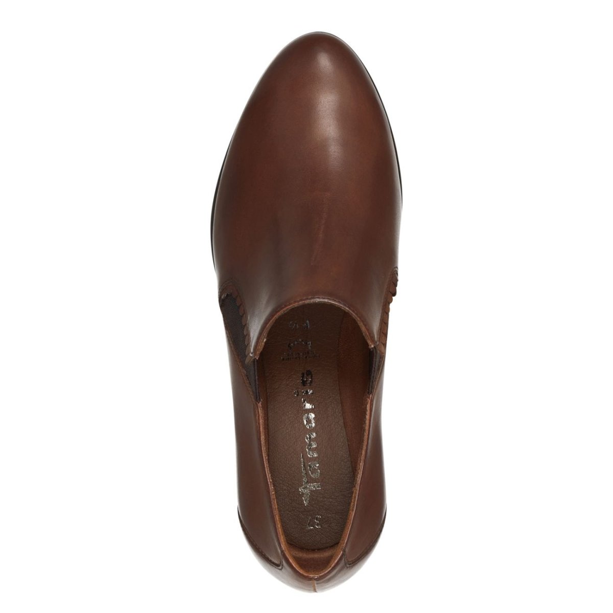 detail Dámské kožené polobotky Tamaris 24400-41 305 hnědá