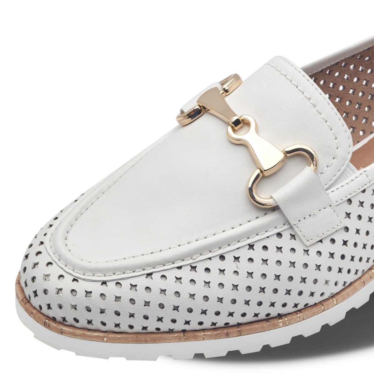 detail Dámské kožené mokasíny Tamaris 24230-44 100 bílá